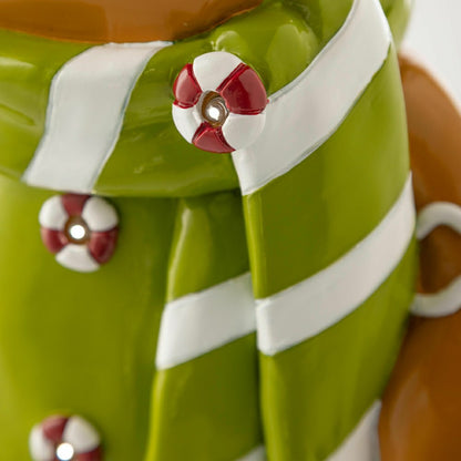 Indoor/Outdoor Lighted Gingerbread Girl Shorty Statue | Plow & Hearth