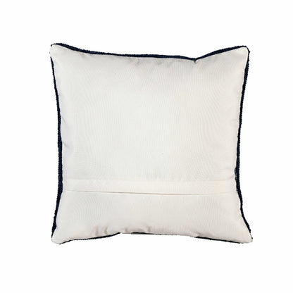 Indoor/Outdoor Hooked Pillow Snowman With Friends Polypropylene, 18"x1 | Plow & Hearth