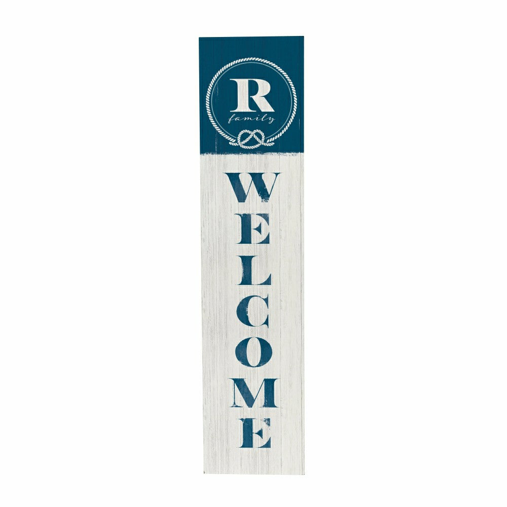 Coastal Porch Leaner Nautical Monogram 46" R | Plow & Hearth