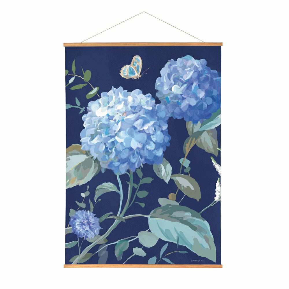 VivaStyle Hydrangea Haven Indoor Wall Décor Canvas Tapestry, Hydrangea | Plow & Hearth