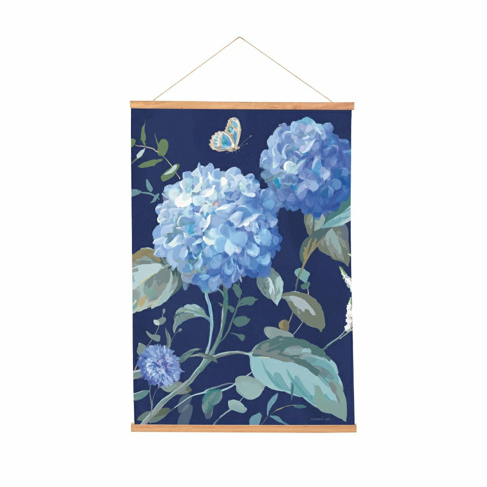 VivaStyle Hydrangea Haven Indoor Wall Décor Canvas Tapestry, Hydrangea | Plow & Hearth