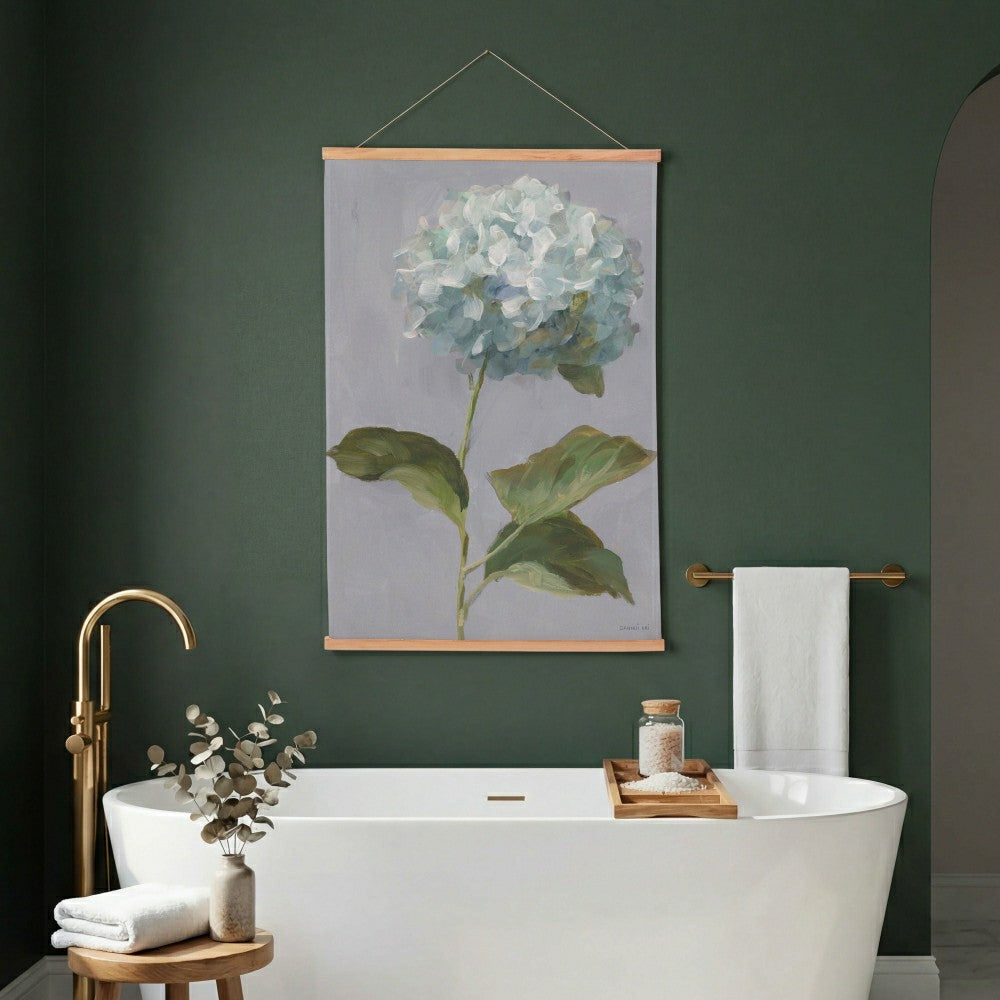 VivaStyle Hydrangea Haven Indoor Wall Décor Canvas Tapestry, Hydrangea | Plow & Hearth