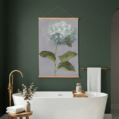 VivaStyle Hydrangea Haven Indoor Wall Décor Canvas Tapestry, Hydrangea | Plow & Hearth