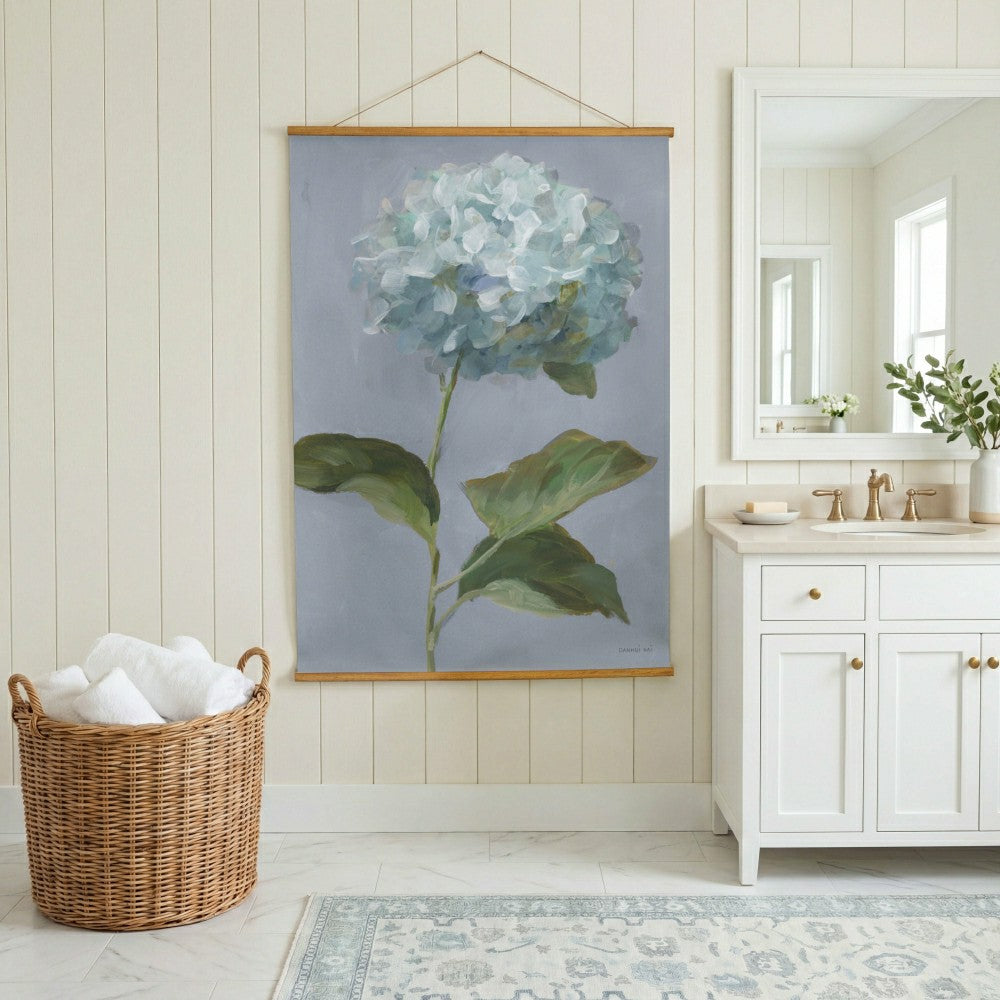 VivaStyle Hydrangea Haven Indoor Wall Décor Canvas Tapestry, Hydrangea | Plow & Hearth