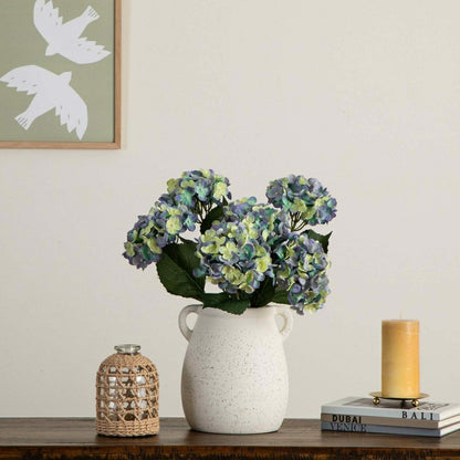 20" Artificial Hydrangea Flower Stem, Set of 3 | Plow & Hearth