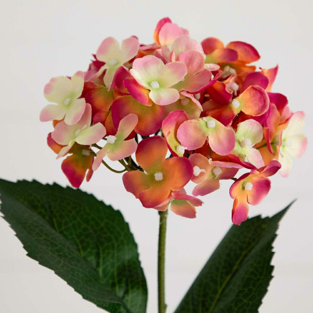 20" Artificial Hydrangea Flower Stem, Set of 3 | Plow & Hearth