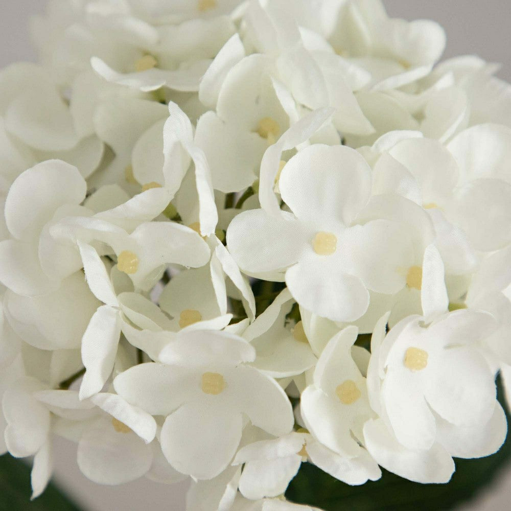 20" Artificial Hydrangea Flower Stem, Set of 3 | Plow & Hearth