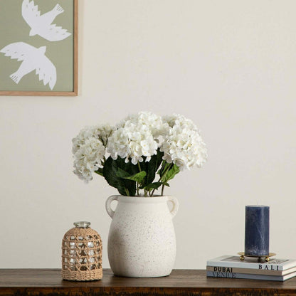 20" Artificial Hydrangea Flower Stem, Set of 3 | Plow & Hearth
