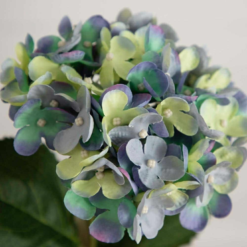 20" Artificial Hydrangea Flower Stem, Set of 3 | Plow & Hearth