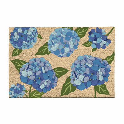 VivaStyle Coir Mat, 30"Lx17.5"H, Hydrangea Haven | Plow & Hearth