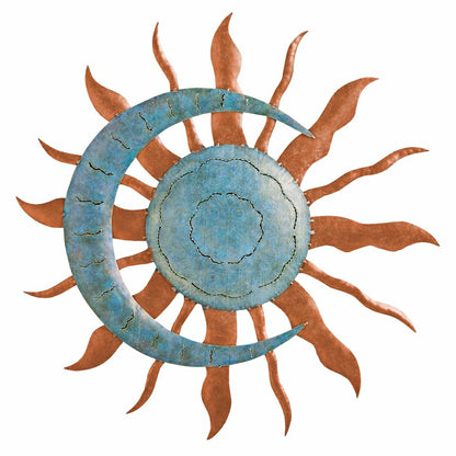 Verdigris Sun And Moon Wall Art | Plow & Hearth