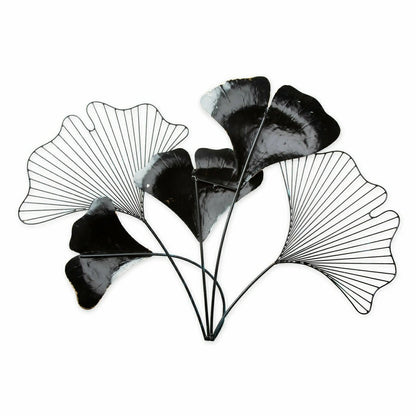 Handcrafted Indoor/Outdoor Metal Ginkgo Leaf Wall Art | Plow & Hearth