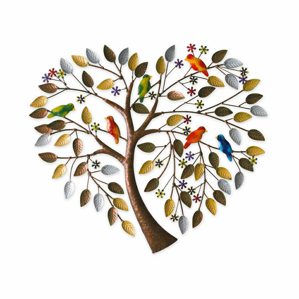Handcrafted Heart Tree Metal Wall Art | Plow & Hearth
