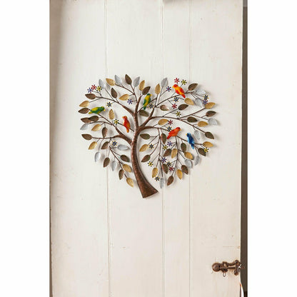Handcrafted Heart Tree Metal Wall Art | Plow & Hearth