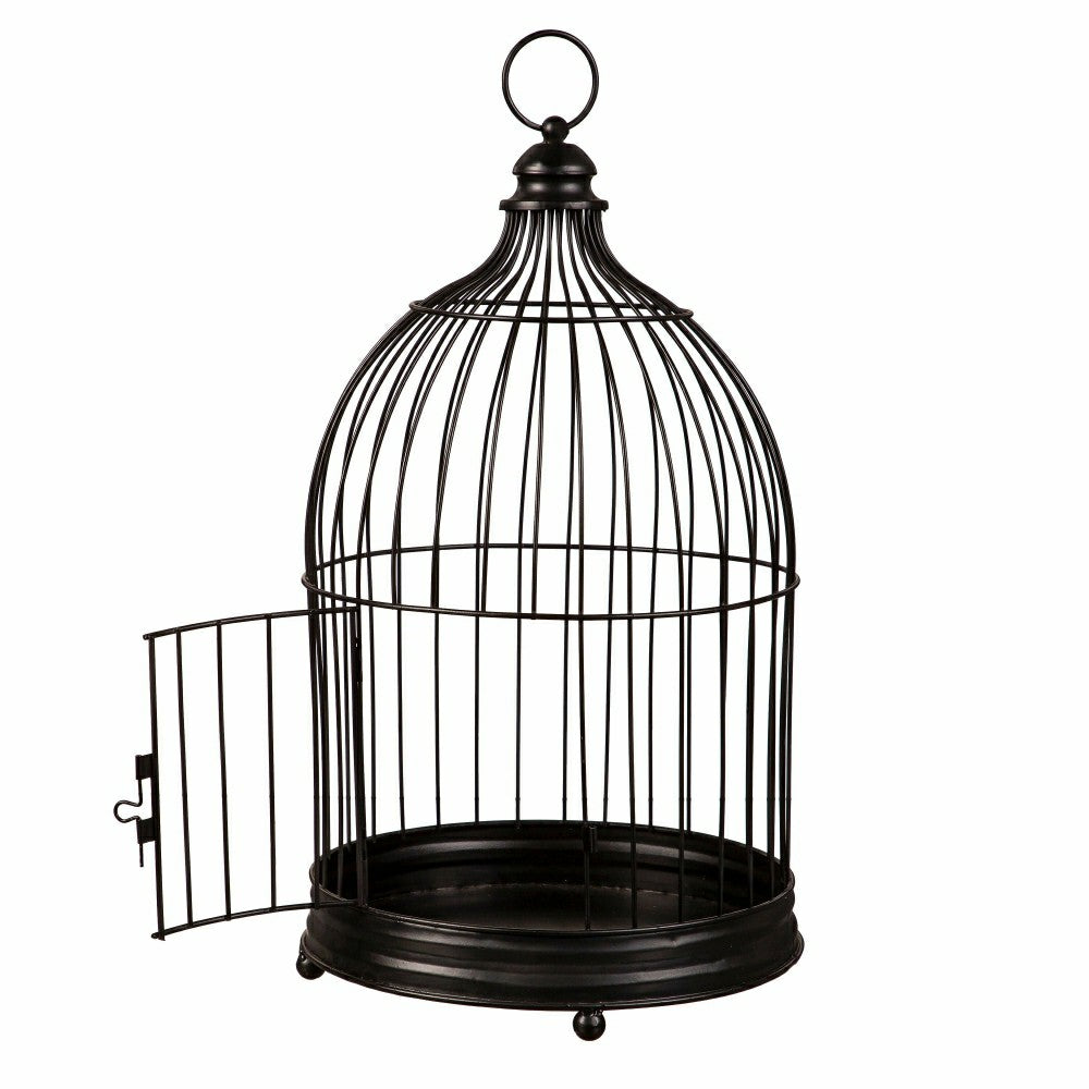 Harvest Blossoms Outdoor Black Bird Cage | Plow & Hearth