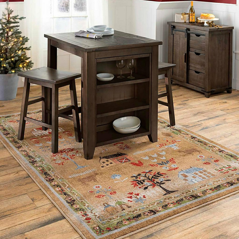 Grafton EnduraStran Folk Art Rug | Plow & Hearth