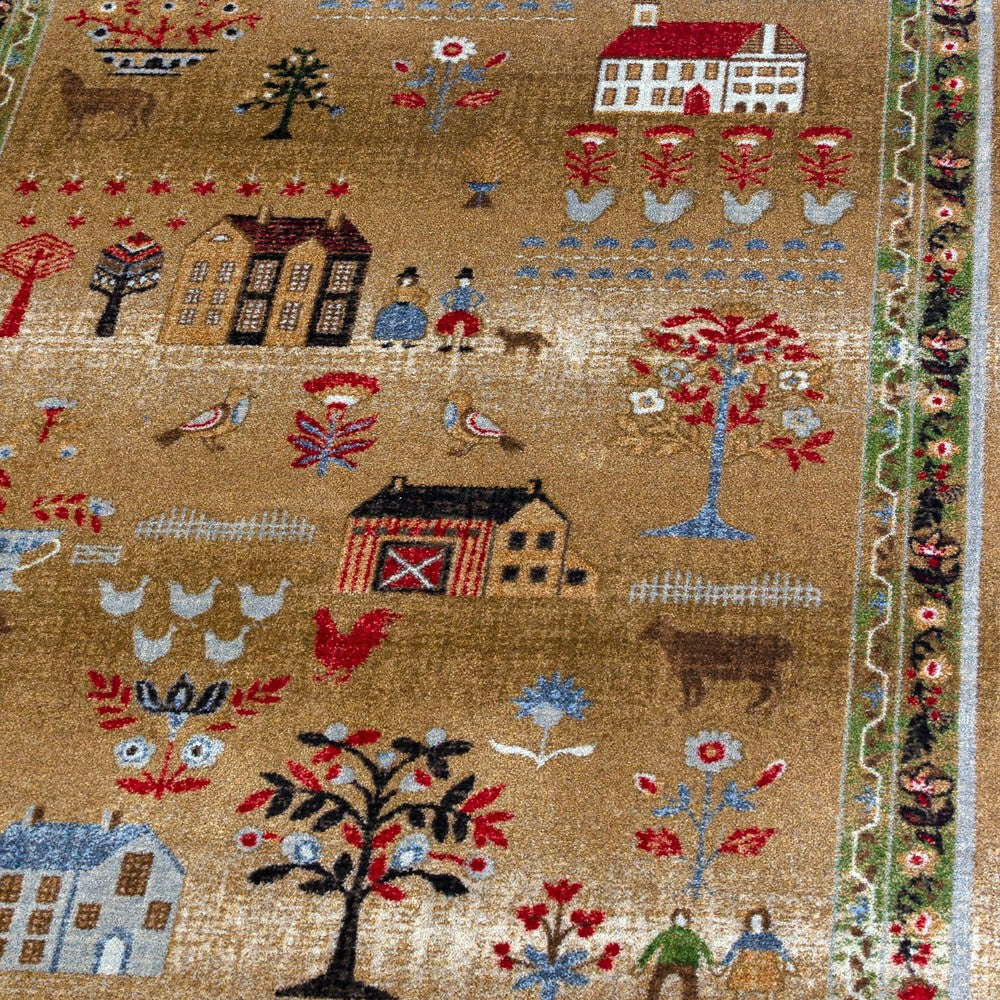 Grafton EnduraStran Folk Art Rug | Plow & Hearth