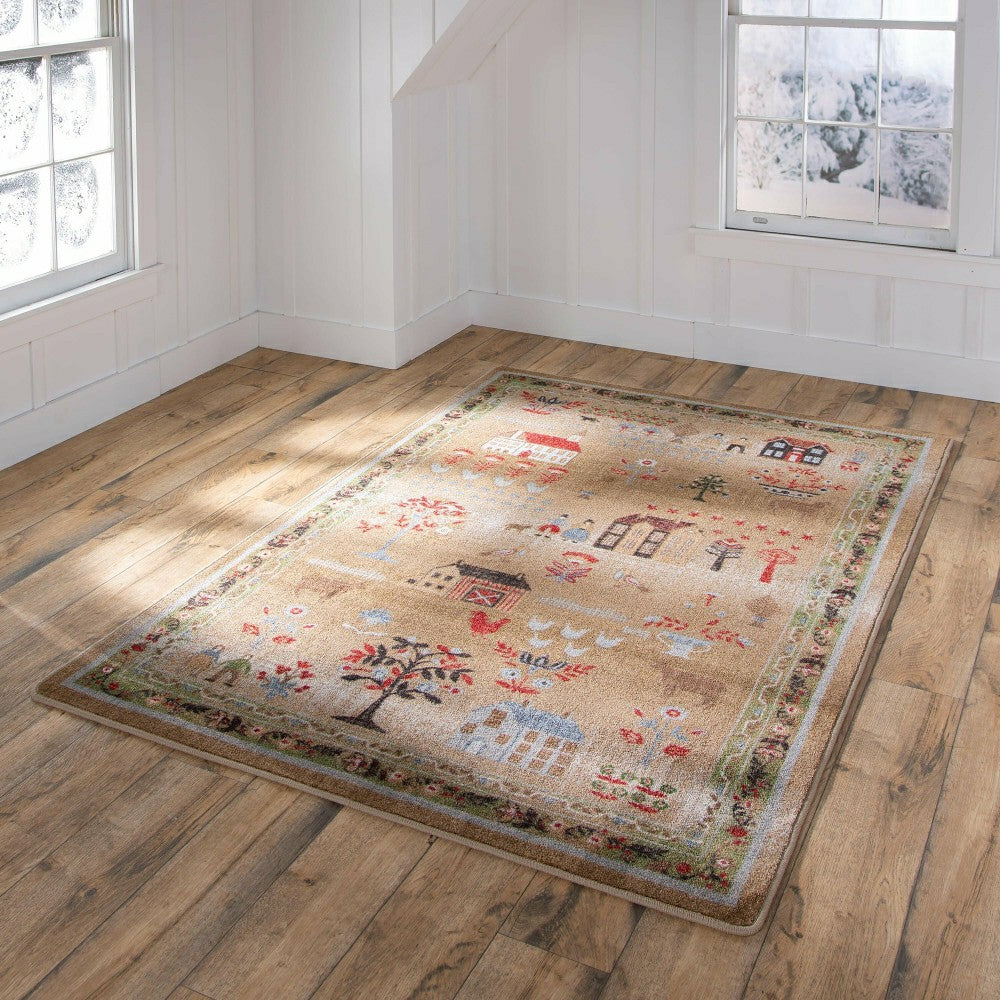 Grafton EnduraStran Folk Art Rug | Plow & Hearth