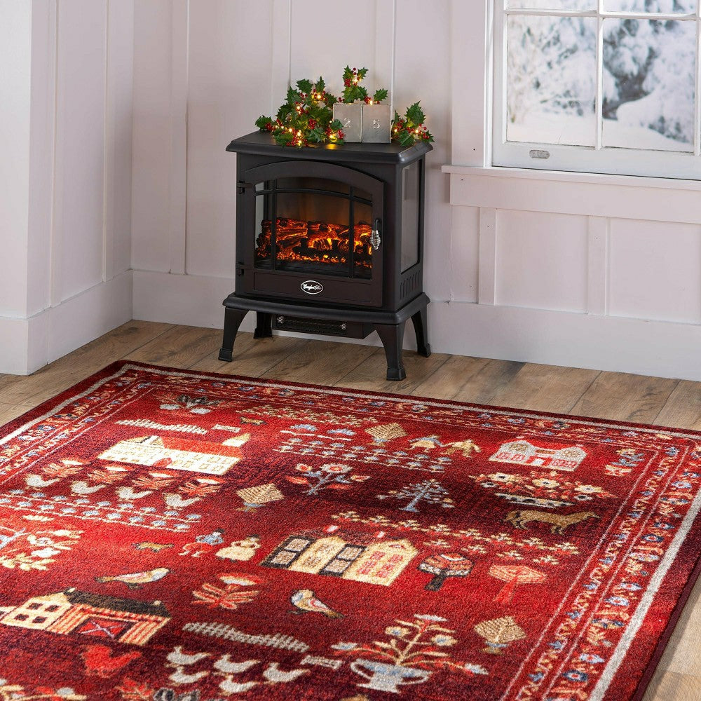 Grafton EnduraStran Folk Art Rug | Plow & Hearth