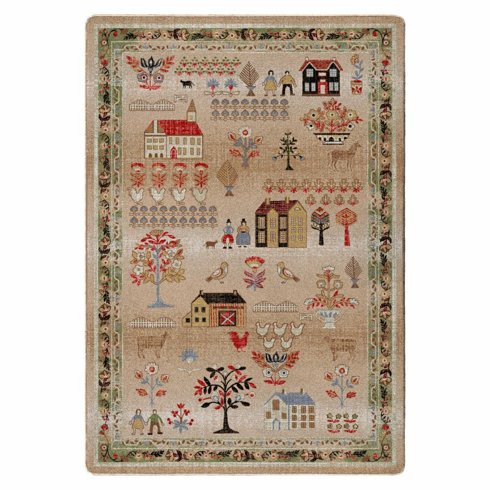Grafton EnduraStran Folk Art Rug | Plow & Hearth