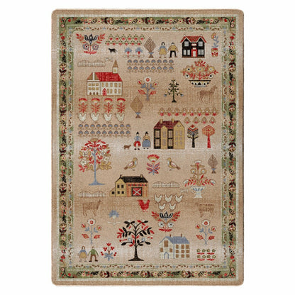 Grafton EnduraStran Folk Art Rug | Plow & Hearth