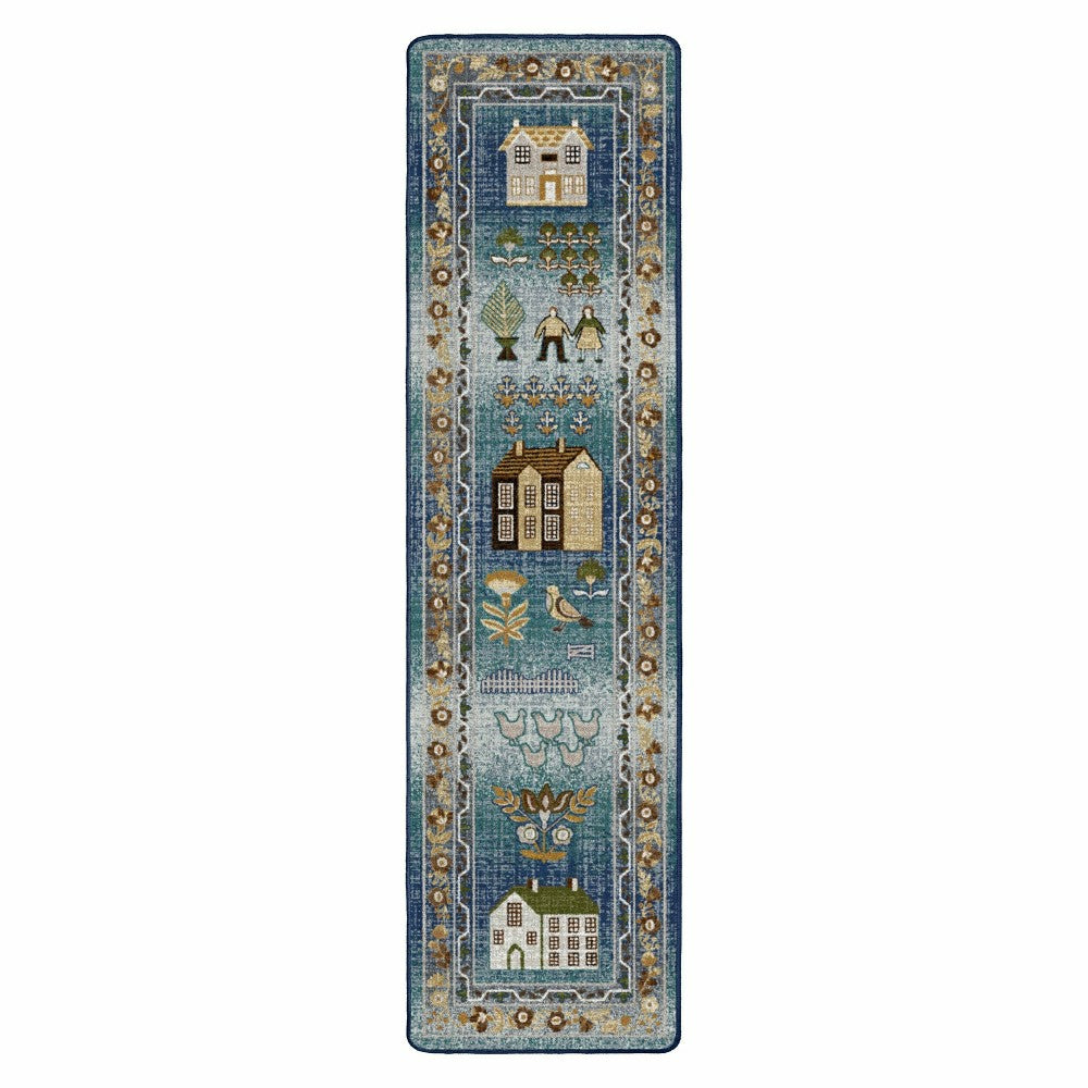 Grafton EnduraStran Folk Art Rug | Plow & Hearth