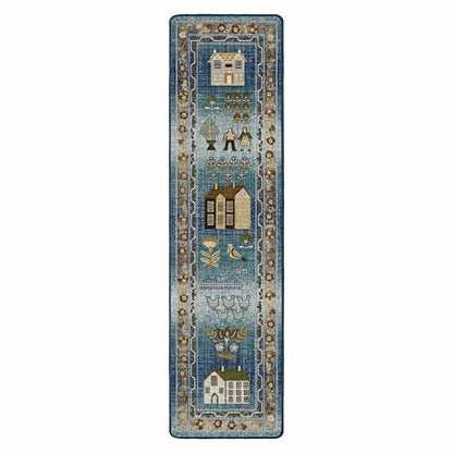 Grafton EnduraStran Folk Art Rug | Plow & Hearth