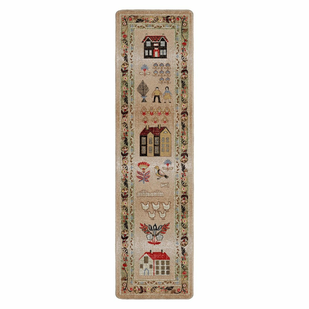 Grafton EnduraStran Folk Art Rug | Plow & Hearth