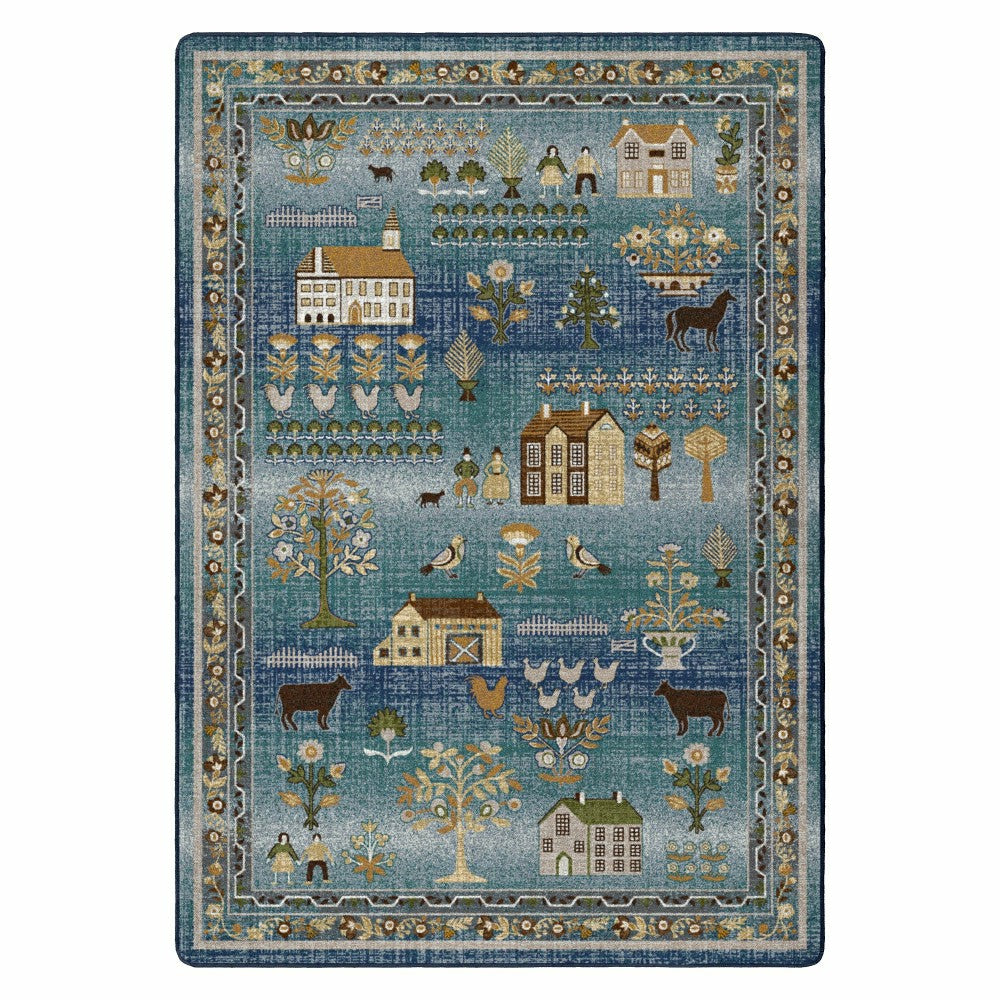 Grafton EnduraStran Folk Art Rug | Plow & Hearth