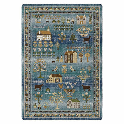 Grafton EnduraStran Folk Art Rug | Plow & Hearth