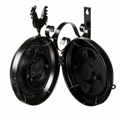 Outdoor Rooster Clock and Thermometer | Plow & Hearth