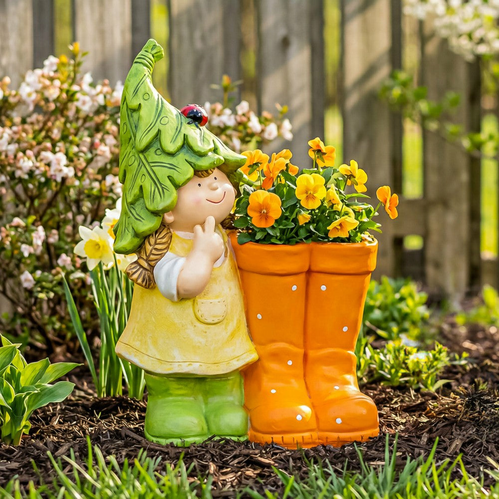 Garden Friends Children Planters, Set of 2 | Plow & Hearth