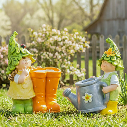Garden Friends Children Planters, Set of 2 | Plow & Hearth