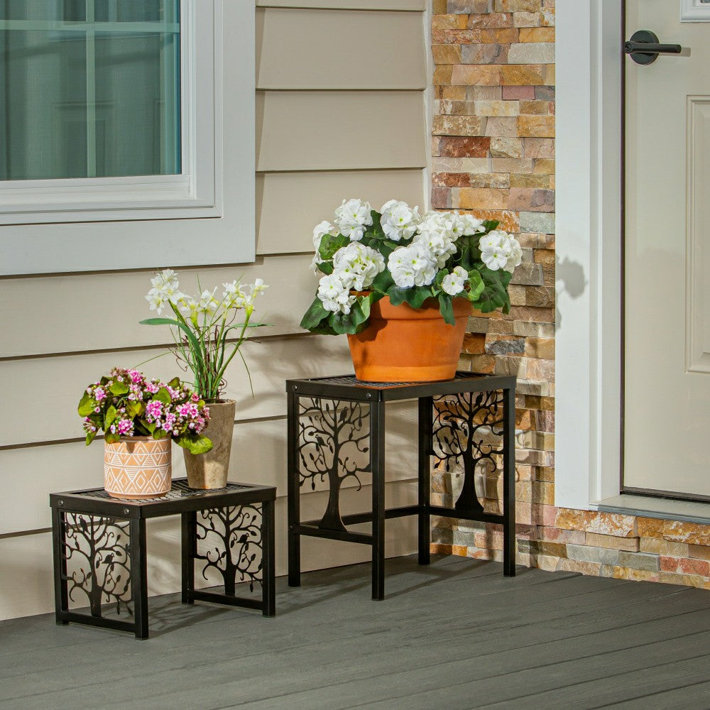 Tree of Life Plant Stand Set of 2 | Plow & Hearth