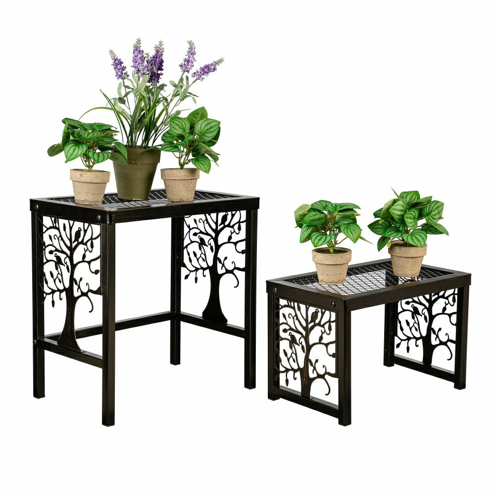Tree of Life Plant Stand Set of 2 | Plow & Hearth