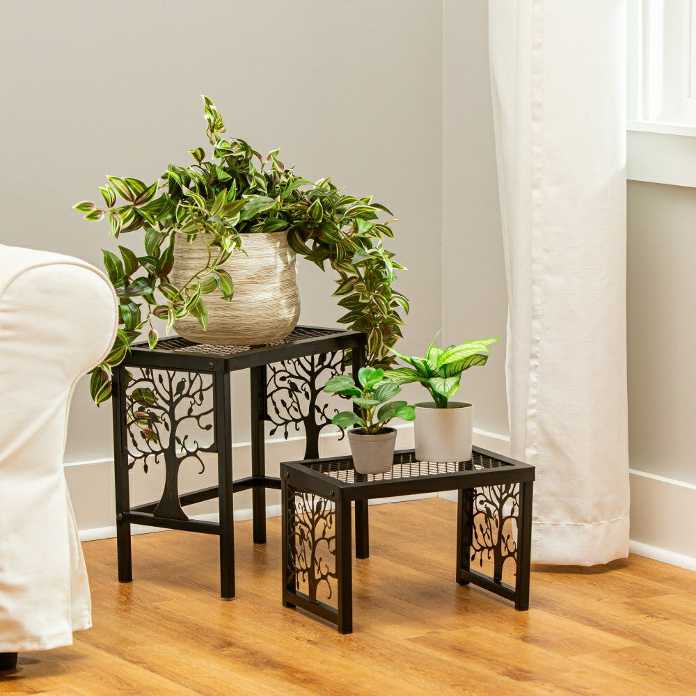 Tree of Life Plant Stand Set of 2 | Plow & Hearth