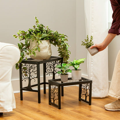 Tree of Life Plant Stand Set of 2 | Plow & Hearth
