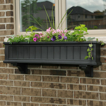 Hanging Self-Watering Window Box, 4'L | Plow & Hearth