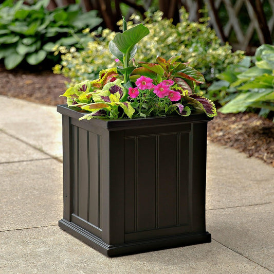 Lexington Self-Watering Planter, 16" sq. | Plow & Hearth