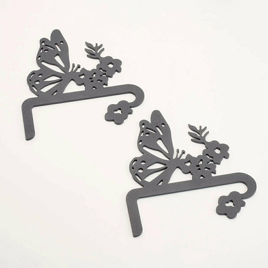 Indoor/Outdoor Laser Cut Metal Hangers, Set of 2 | Plow & Hearth