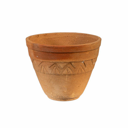 What She Shed Planters, Metal Stand with Terracotta Planters, Floral D | Plow & Hearth