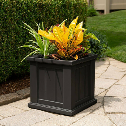 Lexington Self-Watering Planter, 14" sq. | Plow & Hearth