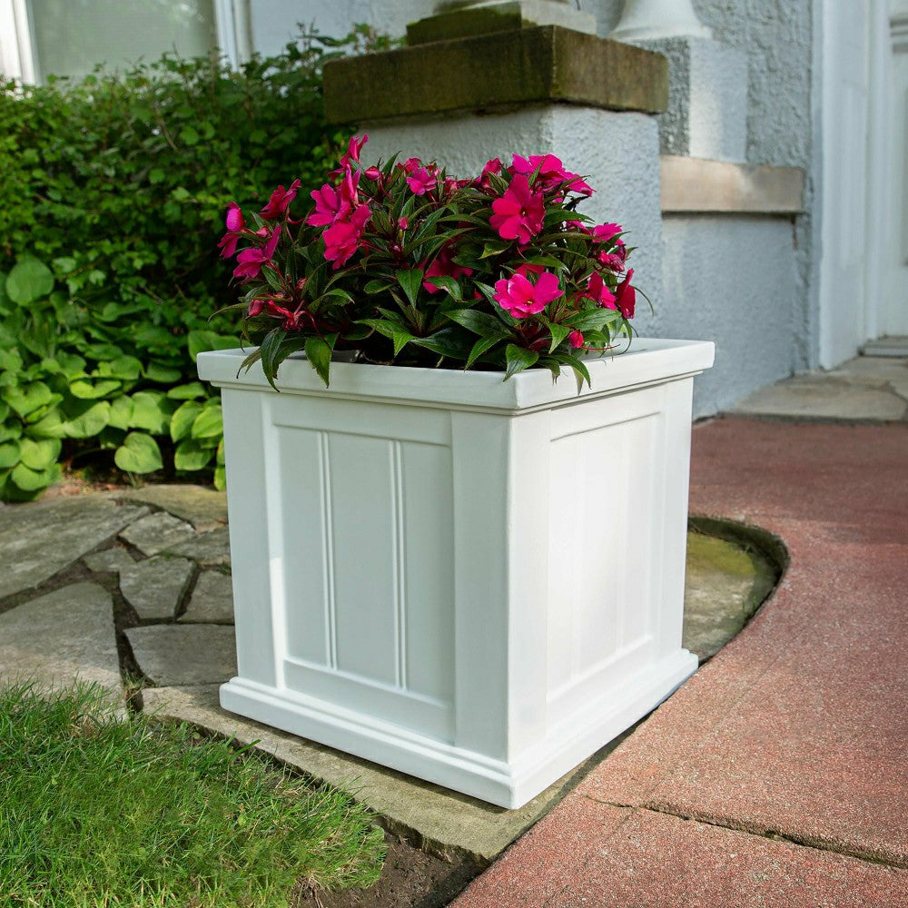 Lexington Self-Watering Planter, 14" sq. | Plow & Hearth