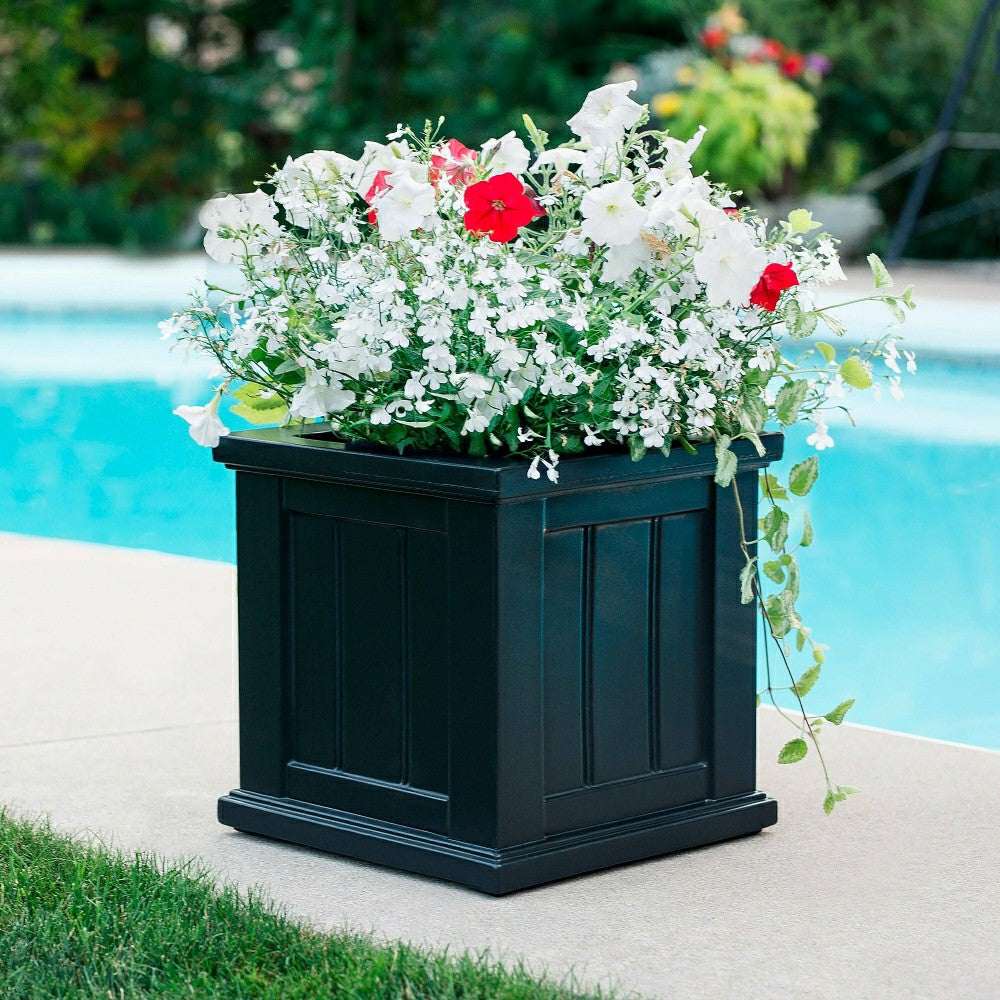 Lexington Self-Watering Planter, 14" sq. | Plow & Hearth