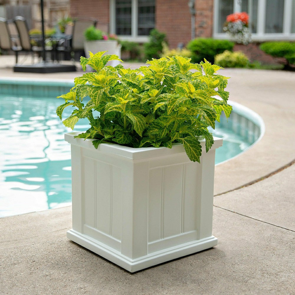 Lexington Self-Watering Planter, 14" sq. | Plow & Hearth