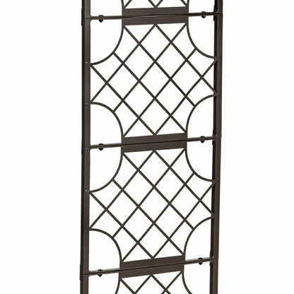 Grid Metal Lattice Trellis with Planter Stand | Plow & Hearth