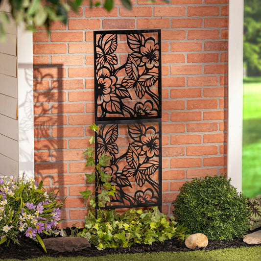 Floral Metal Trellis | Plow & Hearth