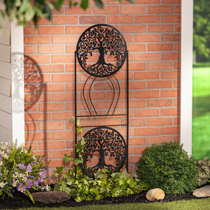 Tree of Life Metal Trellis | Plow & Hearth
