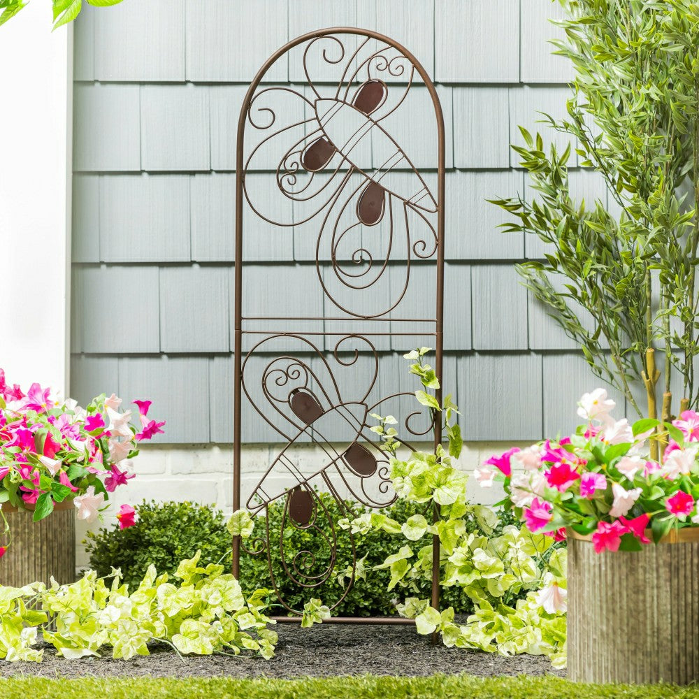 Metal Butterfly Trellis | Plow & Hearth