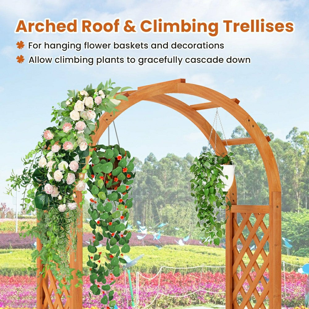 Raised Garden Bed with Lattice Trellis | Plow & Hearth